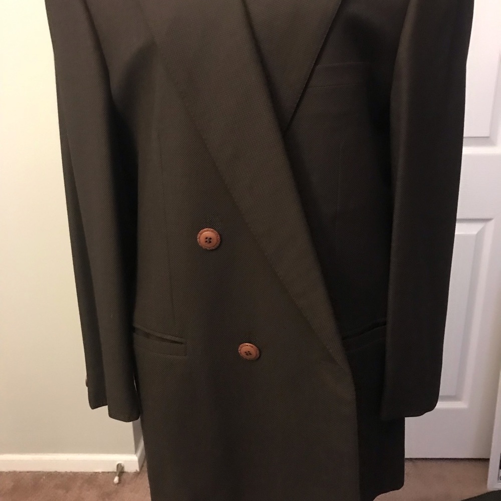 Gianni Versace Men’s 40R Brown Dress Suit